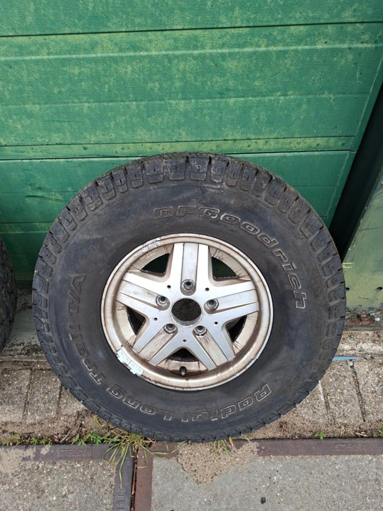 G-klasse reserve velgen 15 inch, Mercedes en BBS, 15 inch, Banden en Velgen, Info@g-wagen.nl
