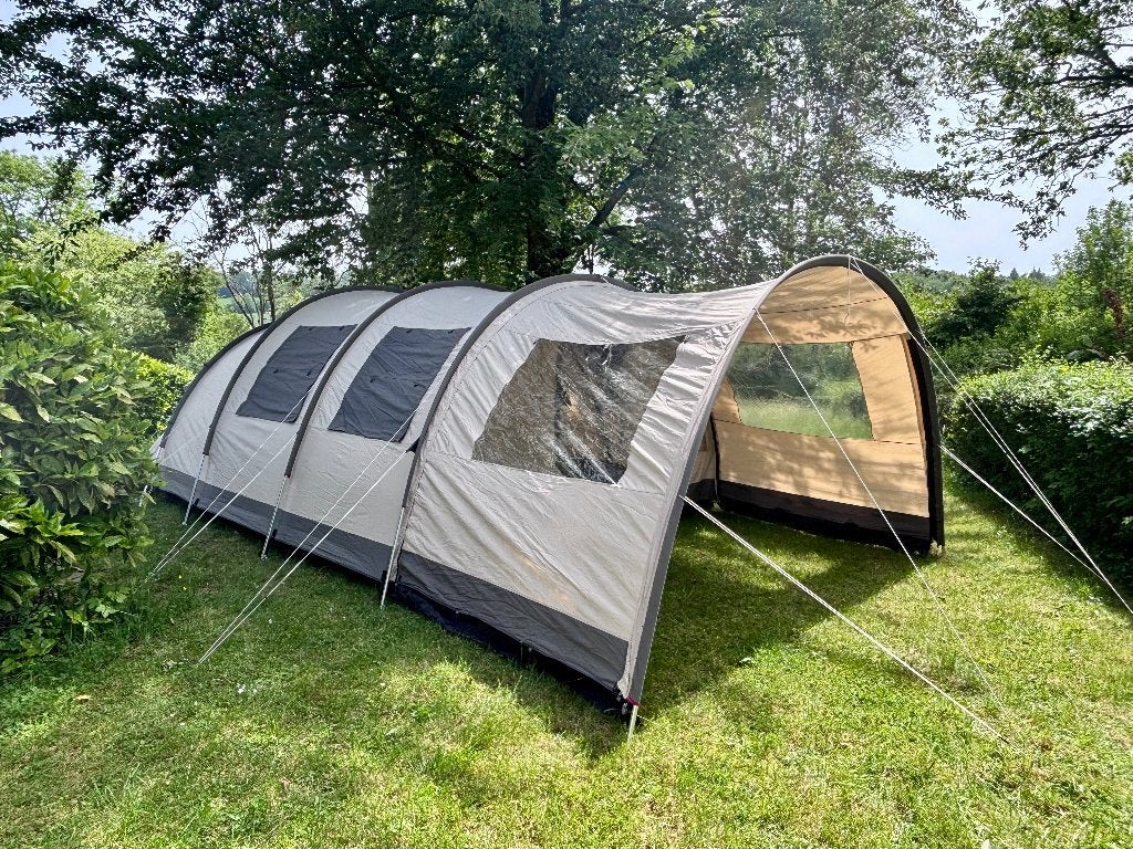 Basecamp Ambato V Deluxe tunneltent – 5 persoons – compleet, Ophalen of Verzenden, Gebruikt, Tot en met 5