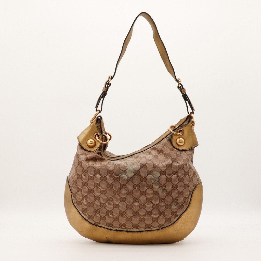 Gucci Babouska hobotas, Sieraden, Tassen en Uiterlijk, Verzenden, Gebruikt, Zwart, Overige typen