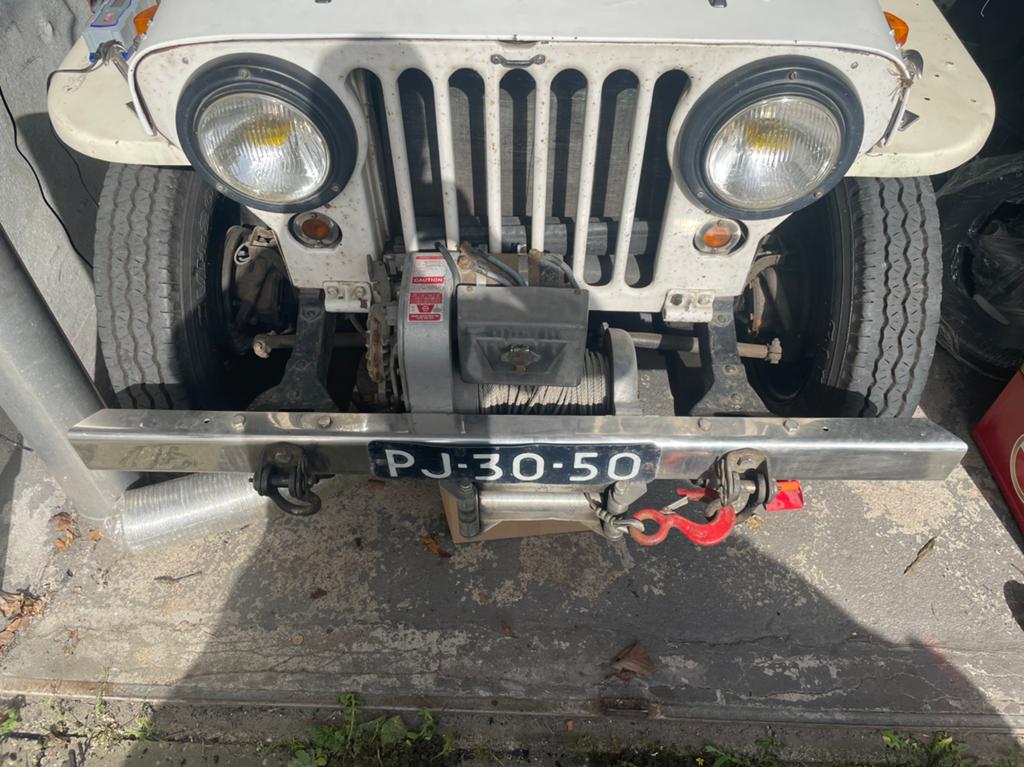 Chrome bumpers Willys MB/CJ jeep, Ophalen, Jeep