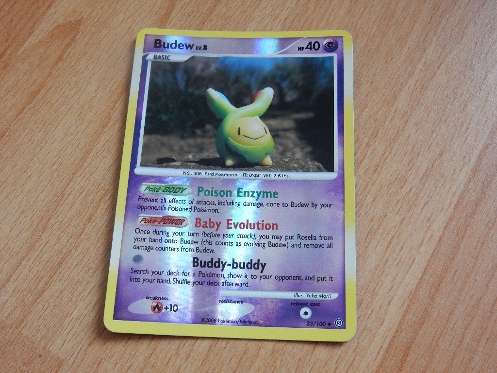 Budew Reverse kaart: Diamond & Pearl - Stormfront, 33/100, Ophalen of Verzenden, Zo goed als nieuw, Losse kaart