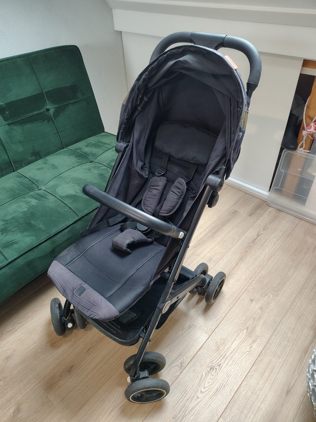 Qbit + All-Terrain reisbuggy / buggy zwart, Ophalen, Verstelbare rugleuning