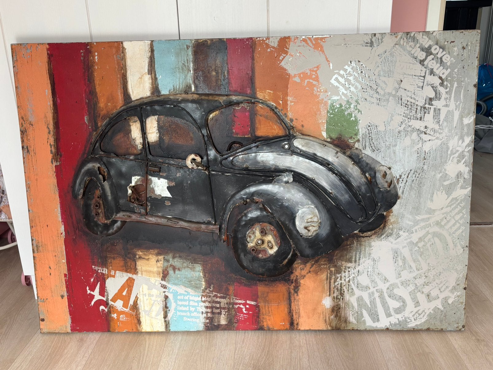 3D metal art kever schilderij, Ophalen