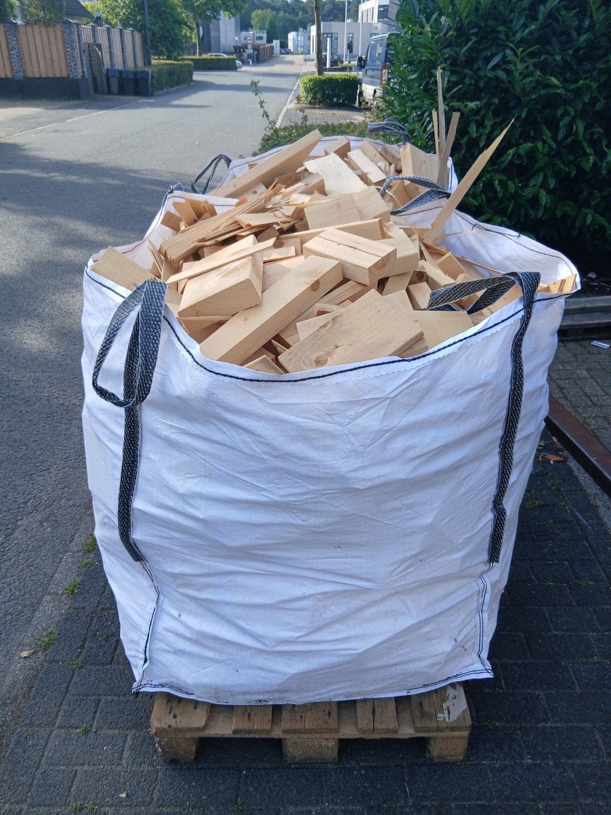 Volle bigbags schoon brandhout kratje hj, Tuin en Terras, Haardhout, Ophalen of Verzenden