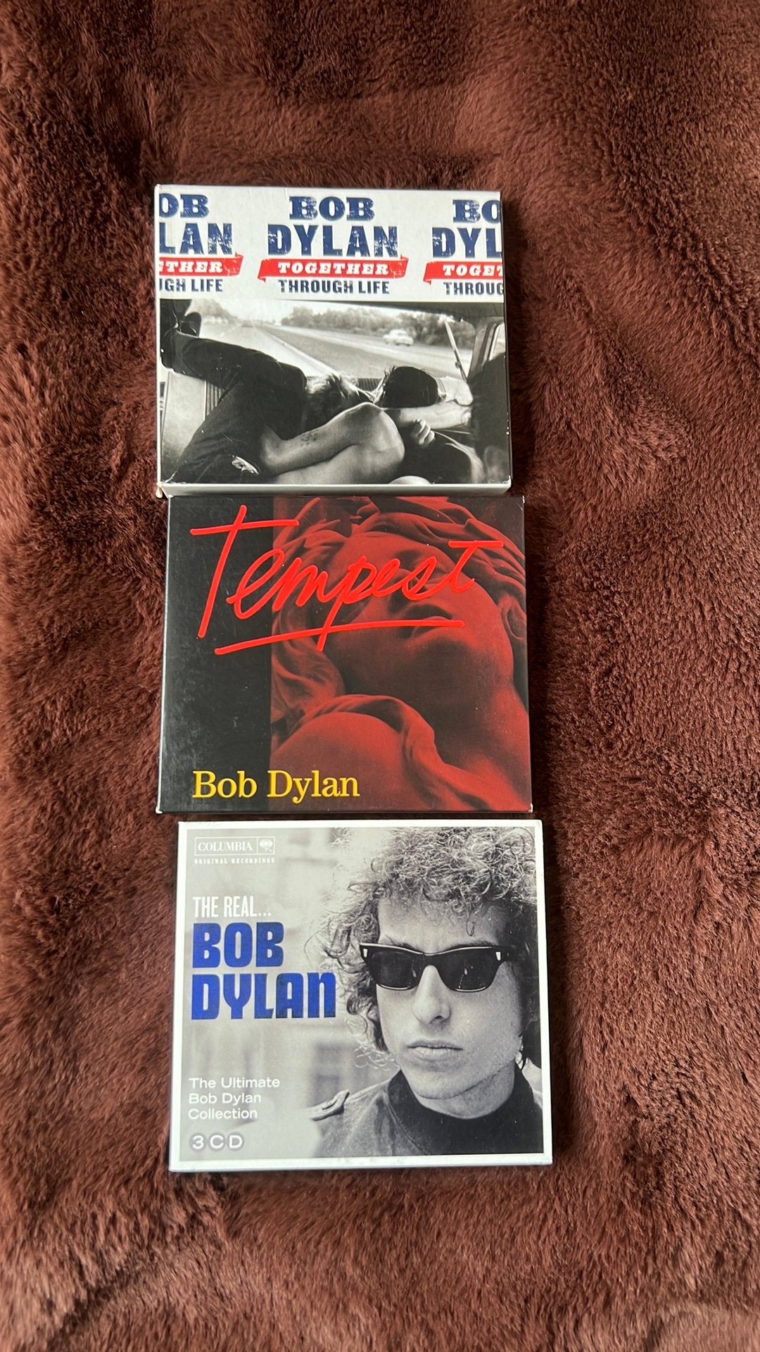 3x BOB DYLAN compleet met boekjes - poster, Ophalen of Verzenden, Zo goed als nieuw, Pop, Inclusief boekje