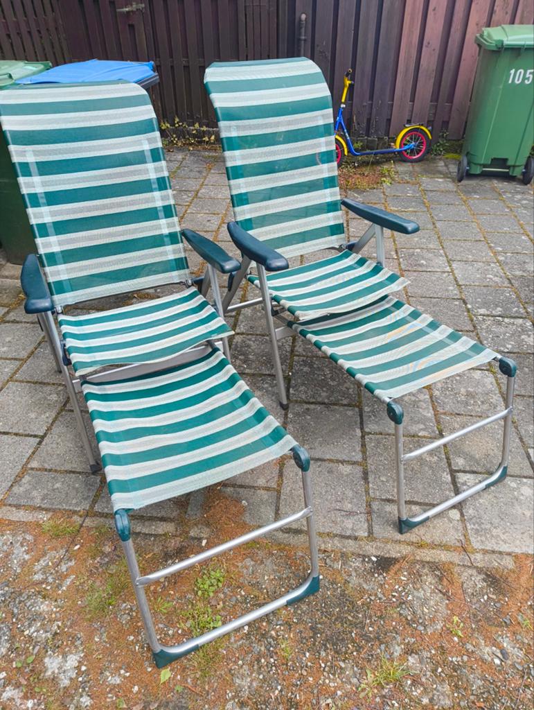 Crespo standenstoelen, Caravans en Kamperen, Kampeermeubelen, Ophalen, Campingstoel