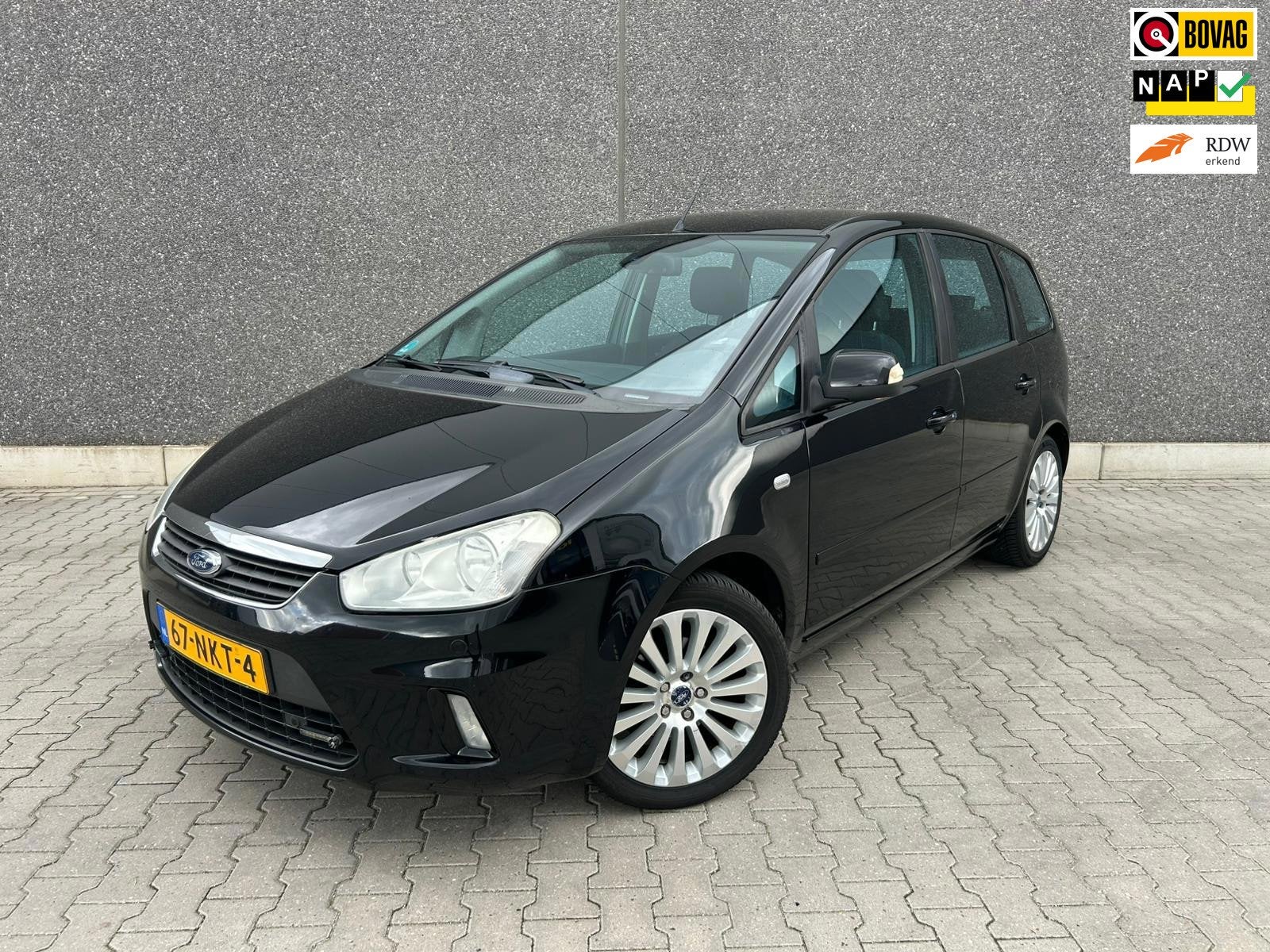 Ford C-Max 1.8-16V Limited | CARPLAY | TREKHAAK | A.CAMERA |, Auto's, 125 pk, Gebruikt, 4 cilinders, Parkeersensor