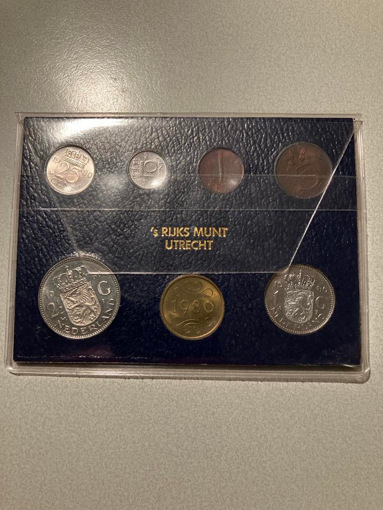Muntset 's Rijks Munt Utrecht 1980, Ophalen of Verzenden, Koningin Beatrix, Overige waardes, Setje