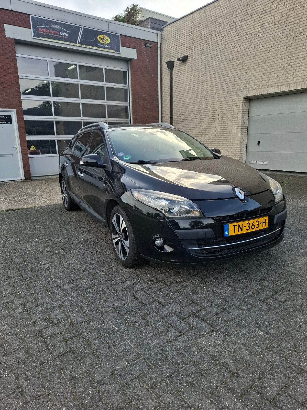 Renault Mégane 1.4 16V TCE Gt line Estate 2011 Zwart, Voorwielaandrijving, Zwart, 4 cilinders, Leder en Stof