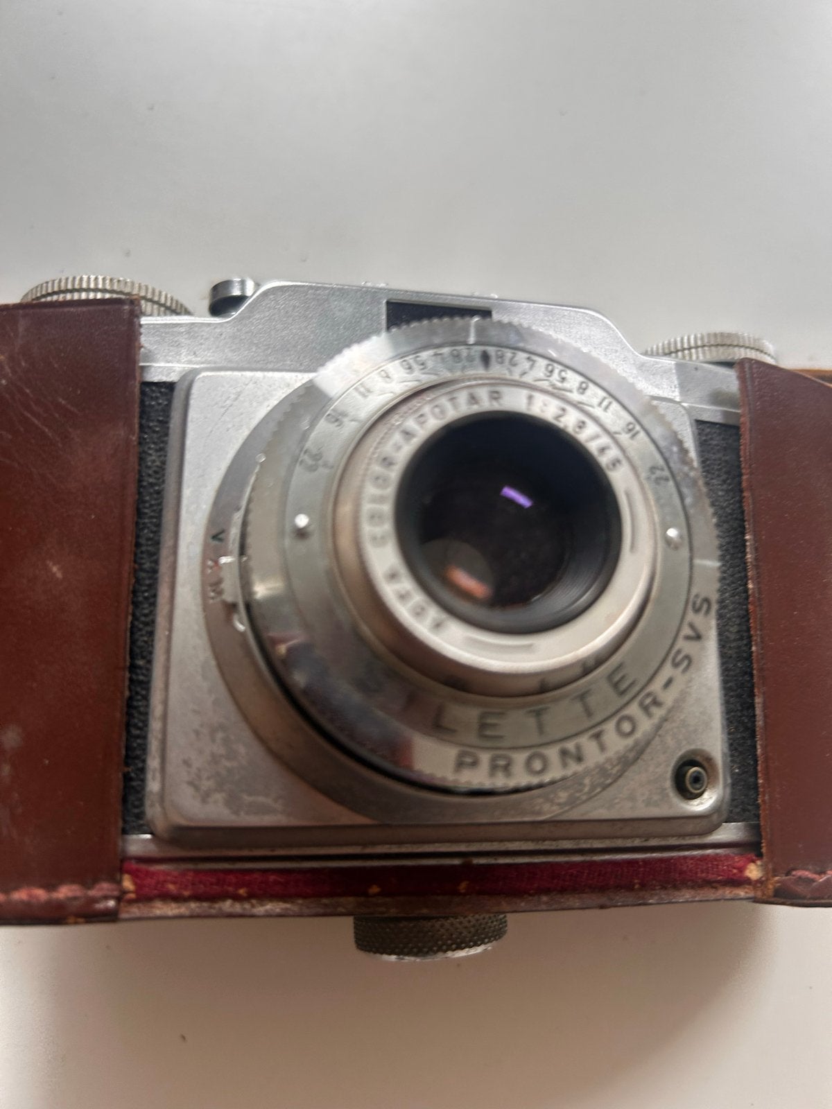 Bundel: 8mm videocamera en agfa stilette prontor camera's, Ophalen of Verzenden, Gebruikt, Compact, Overige Merken