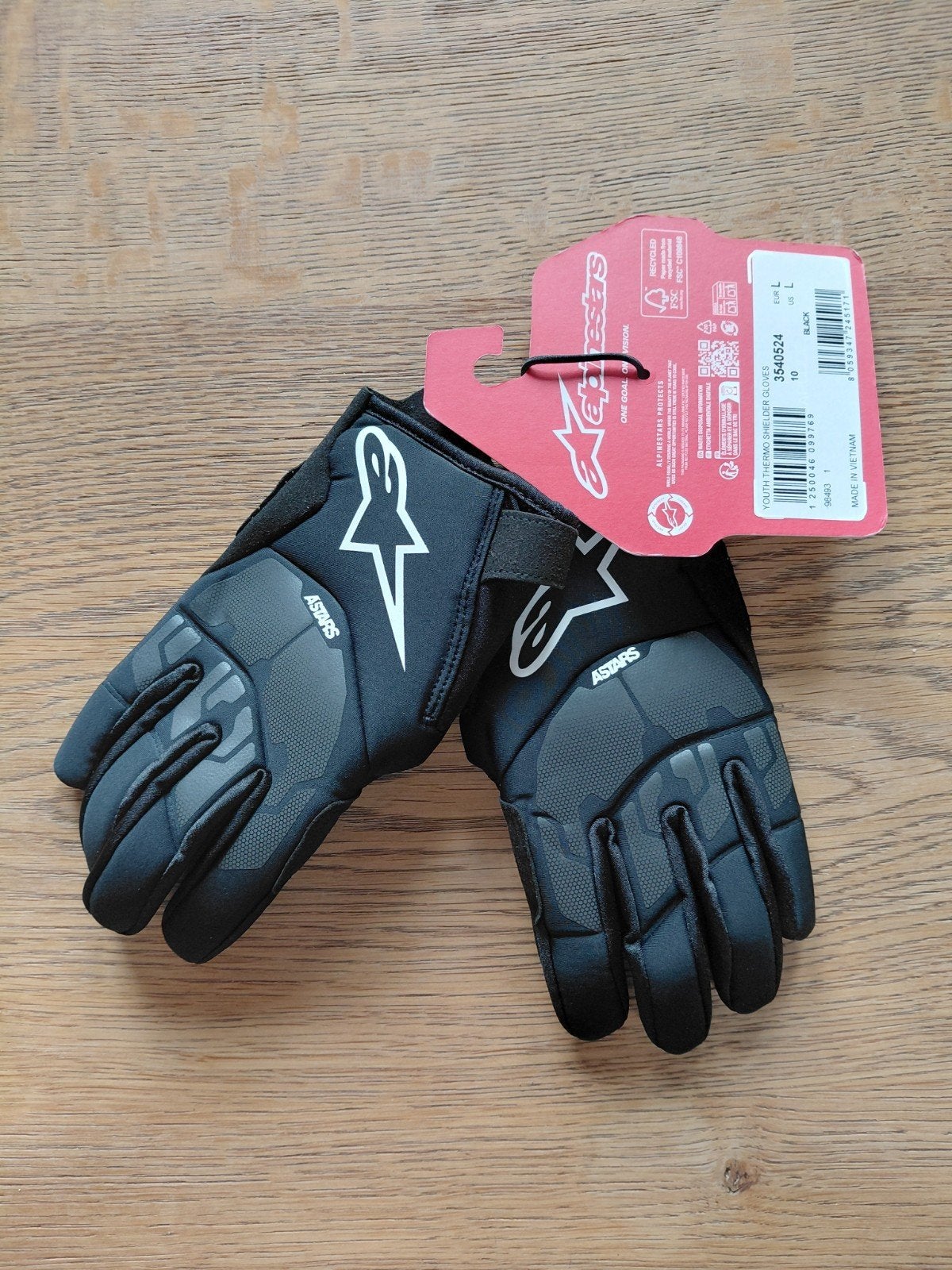 Alpinestars Youth Thermo Shielder Handschoenen - Maat L, Nieuw met kaartje, Kinderen, Ophalen of Verzenden, Alpinestars