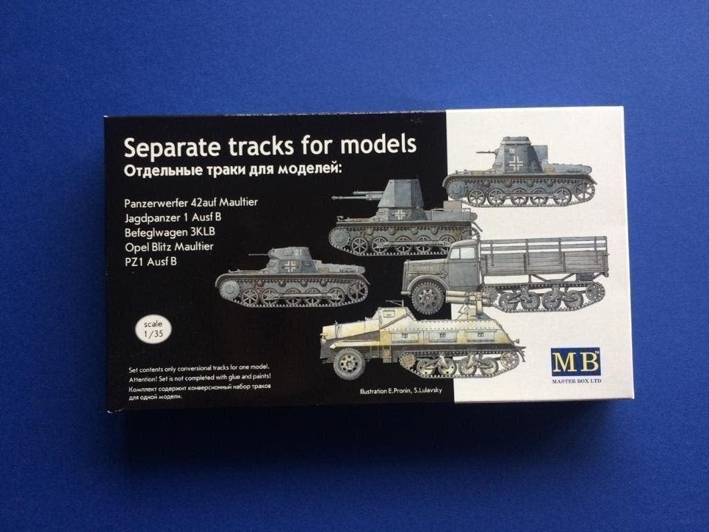 Masterbox	3505	Separate tracks for models - Panzer I	1/35, Verzenden, Nieuw, 1:32 tot 1:50, Italeri