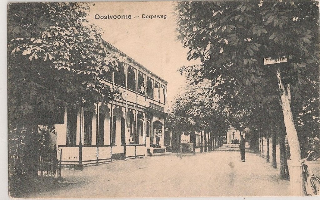 Oostvoorne, Verzenden, 1920 tot 1940, Gelopen, Zuid-Holland