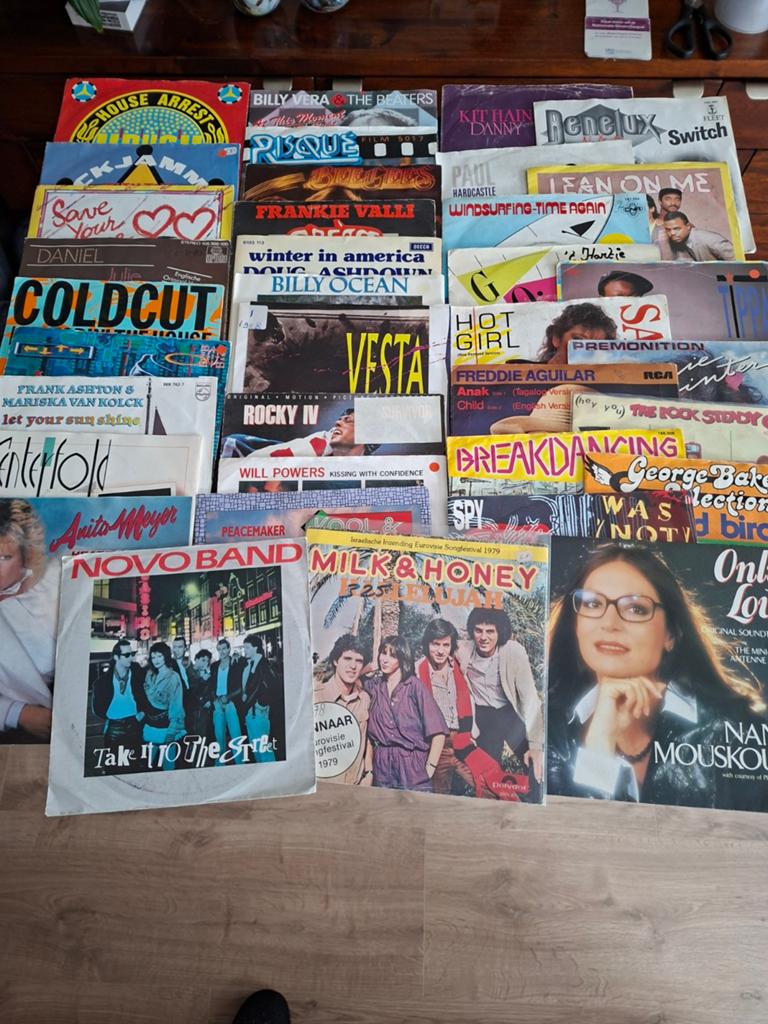Doosje singles 130+, Ophalen of Verzenden, Gebruikt, 7 inch, Pop