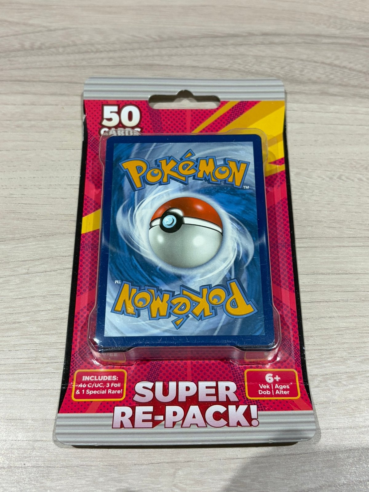 SAIVIX Pokémon Super Re-Pack 50 Cards  | Mystery TCG, Ophalen of Verzenden, Zo goed als nieuw, Foil