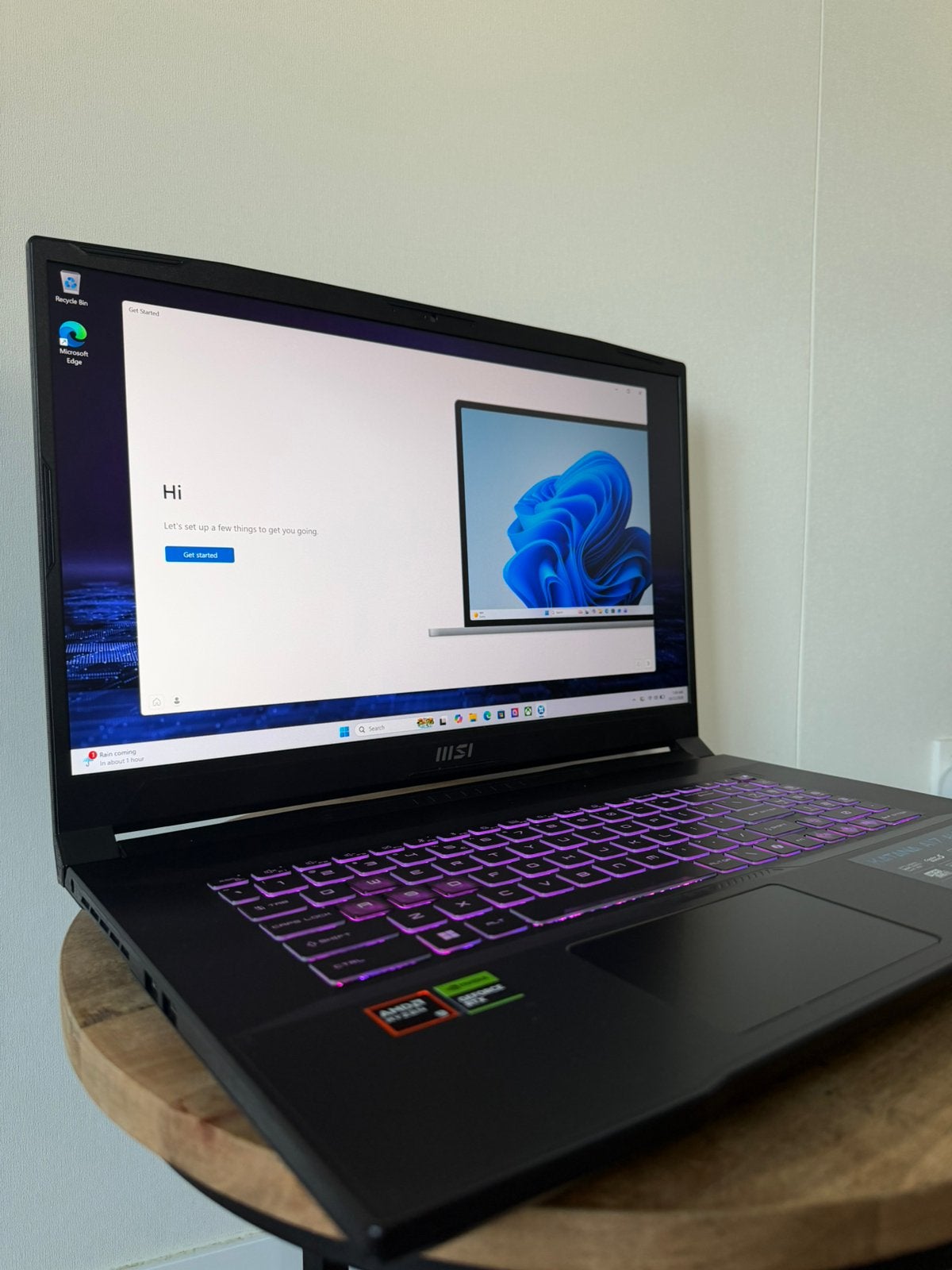 MSI Katana 17 AI Gaming Laptop – Ryzen 9, RTX 4070, 1TB SSD, Computers en Software, Ophalen, Nieuw, Gaming, SSD