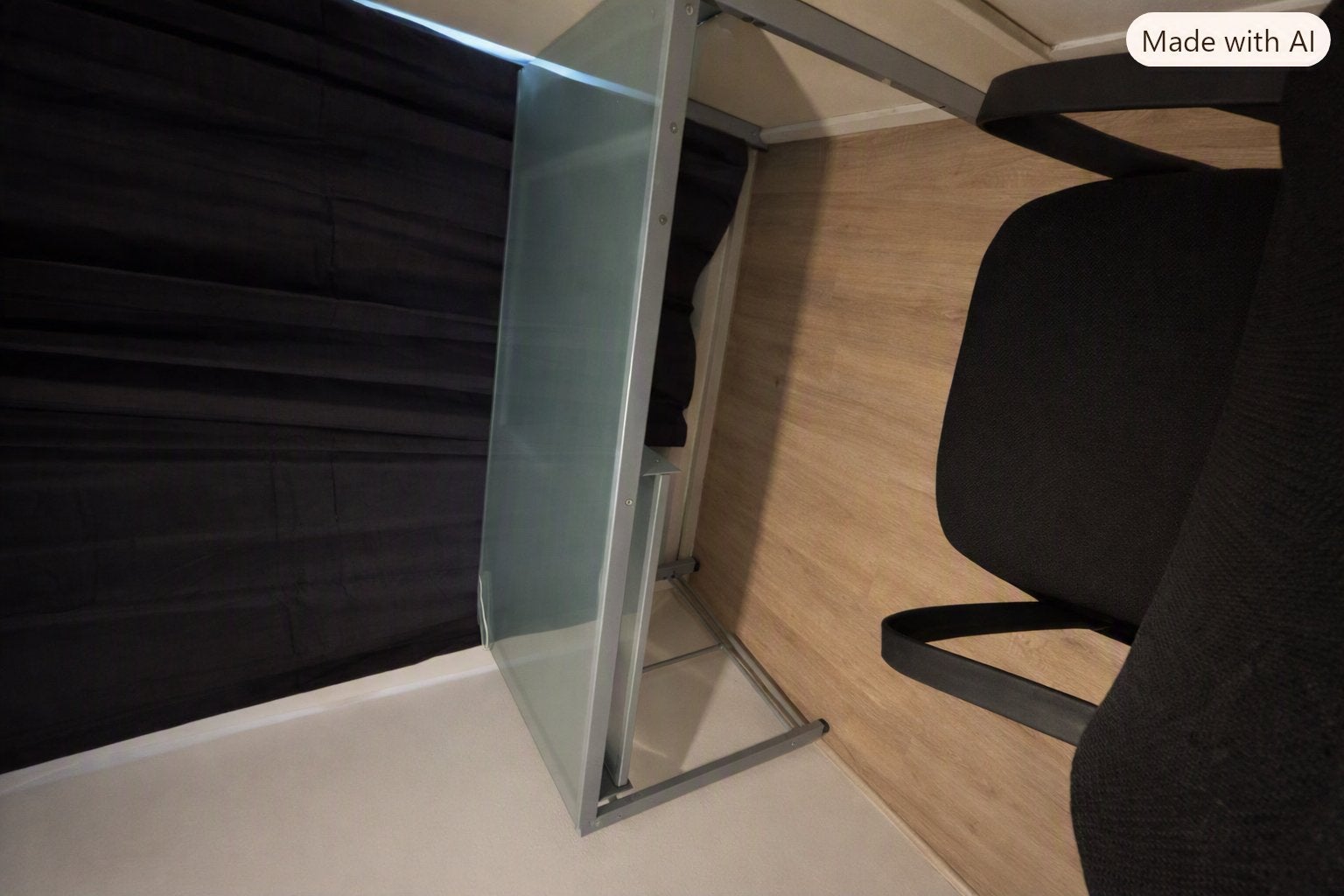 Bureau met zijstuk en lade kast, Ophalen, Zo goed als nieuw