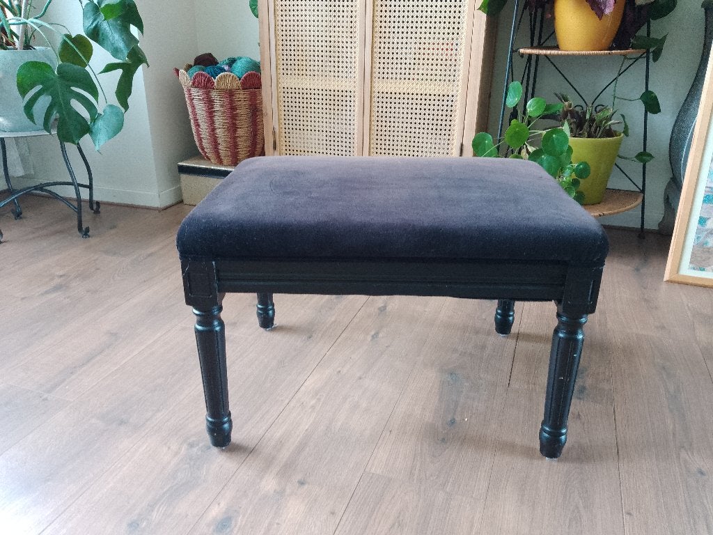 Voetenbankje/poefje, Ophalen, Gebruikt, Barok, 50 tot 75 cm