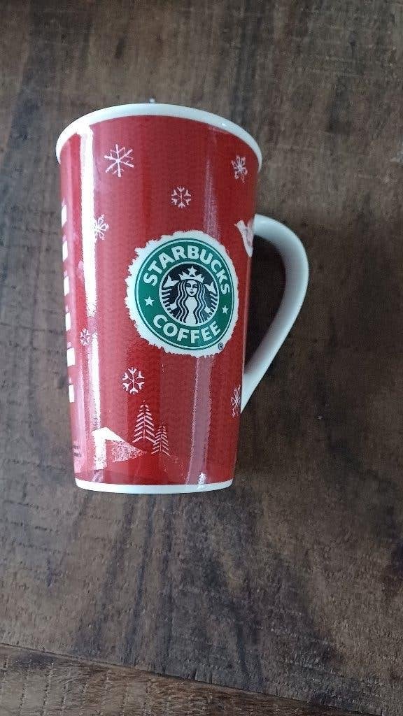 Starbucks zeer grote Kerst beker, Holiday 2008, hoog 14,7 cm, Ophalen of Verzenden, Nieuw