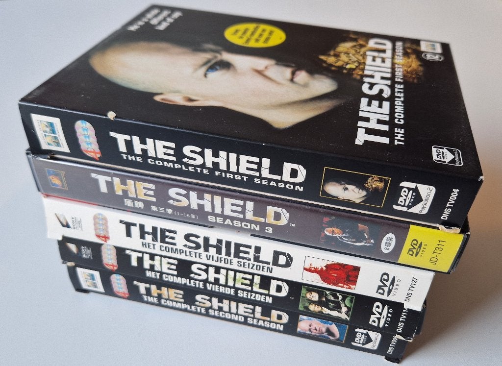 The Shield dvd boxsets seizoen 1-5 samen als set!, Cd's en Dvd's, Misdaad, Engels, Ophalen of Verzenden, Vanaf 12 jaar