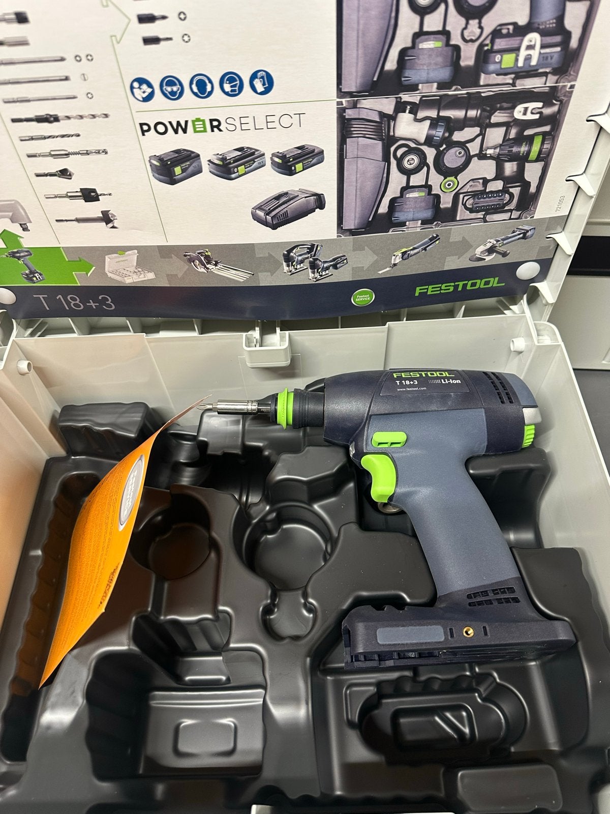 Festool T18+3 Accuboormachine met garantie