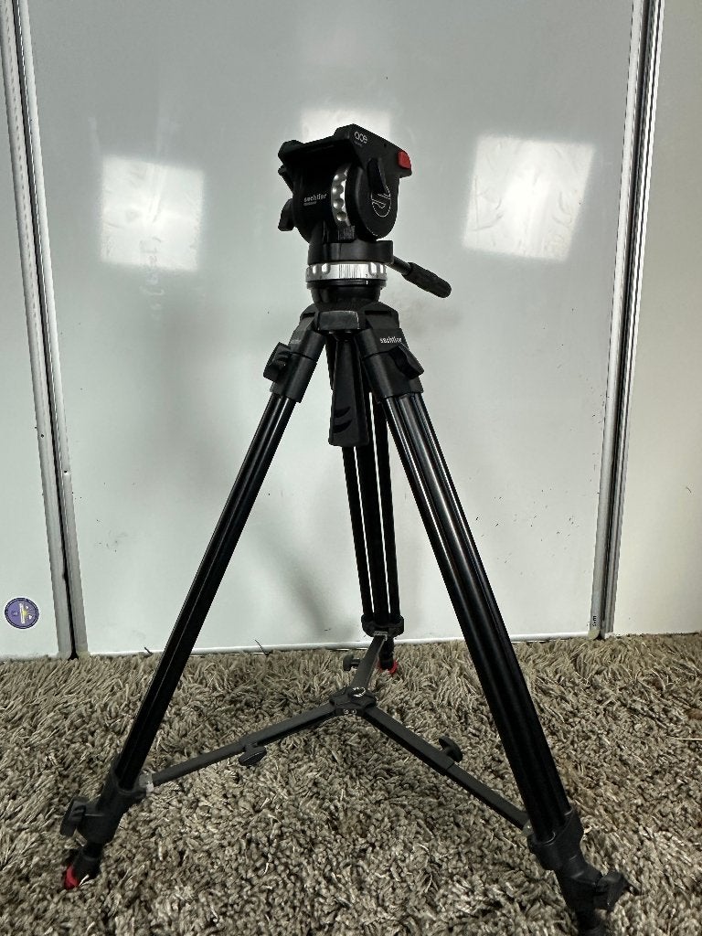 Sachtler System Ace M MS professioneel videostatief met tas, Vloeistofkop, Sachtler, 150 tot 175 cm, Sachtler