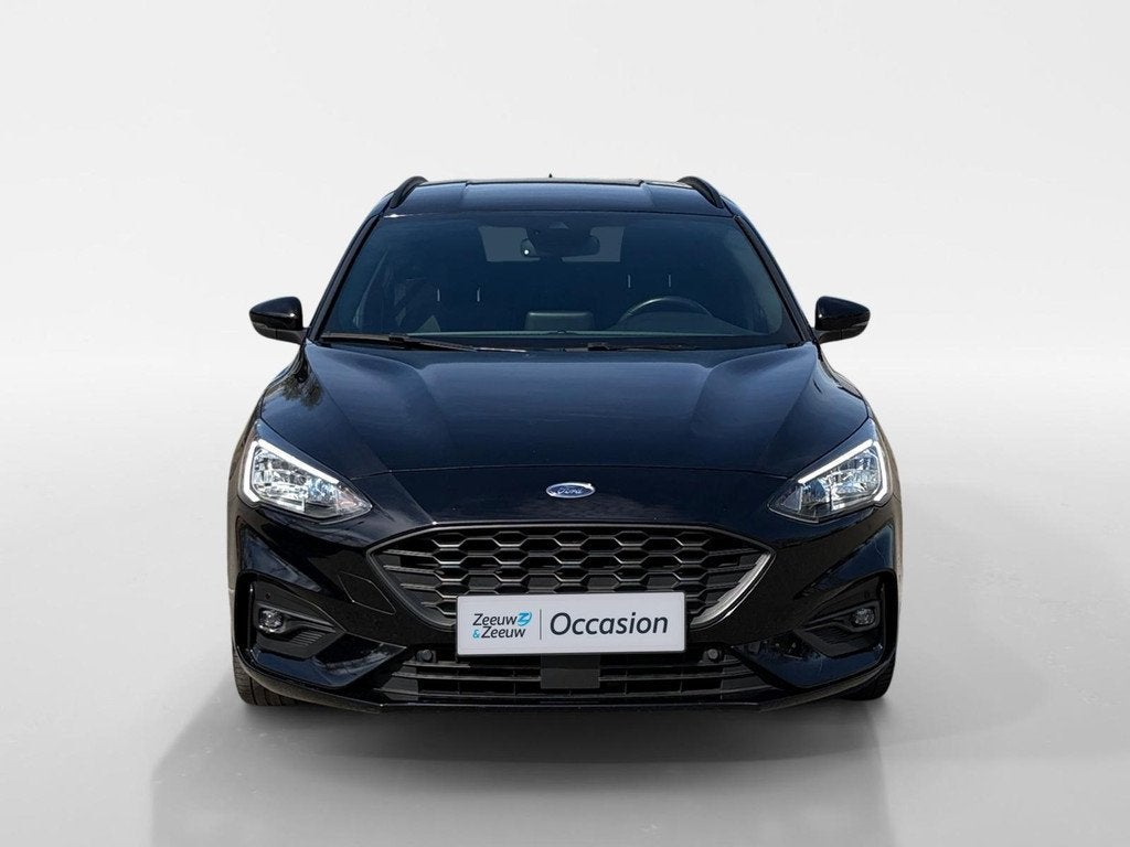 Ford Focus Wagon 1.0 EcoBoost Hybrid ST Line X Business 155P, 12 maanden, Stof, Gebruikt, Zwart