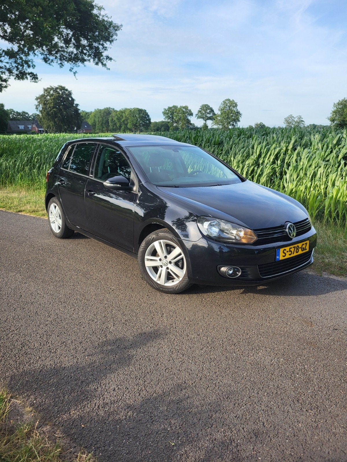 Volkswagen Golf 1.4 TSI 90KW 2012 Zwart, Euro 5, Stof, Zwart, 4 cilinders