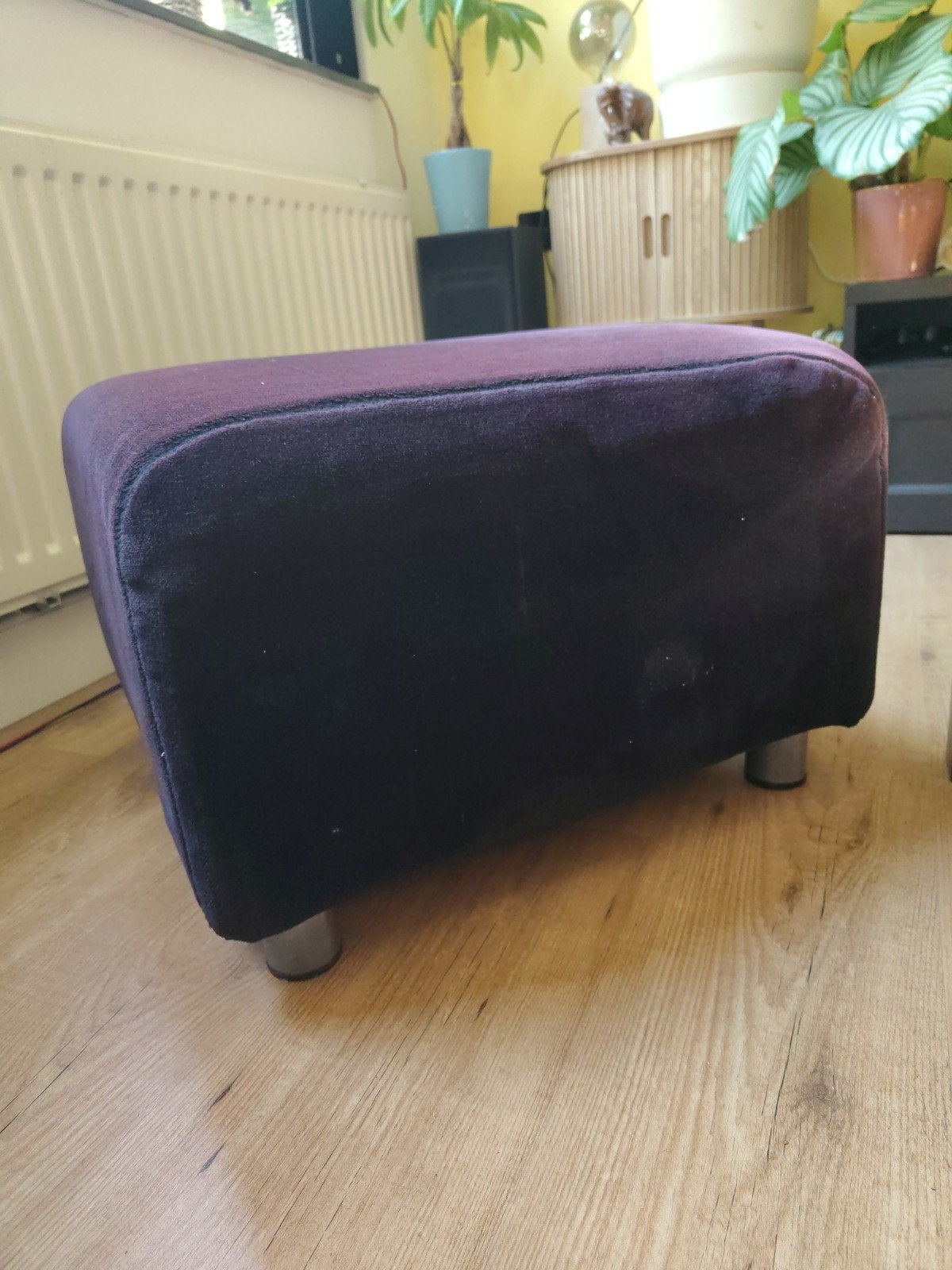 Ikea poef/voetenbankje, Ophalen of Verzenden, Gebruikt, Rechthoekig