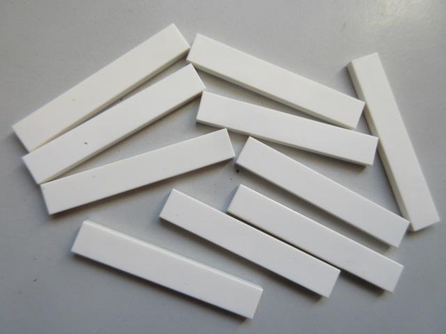 nr. 9753, 10 witte tegels 1x6, Ophalen of Verzenden, Zo goed als nieuw, Complete set, Lego