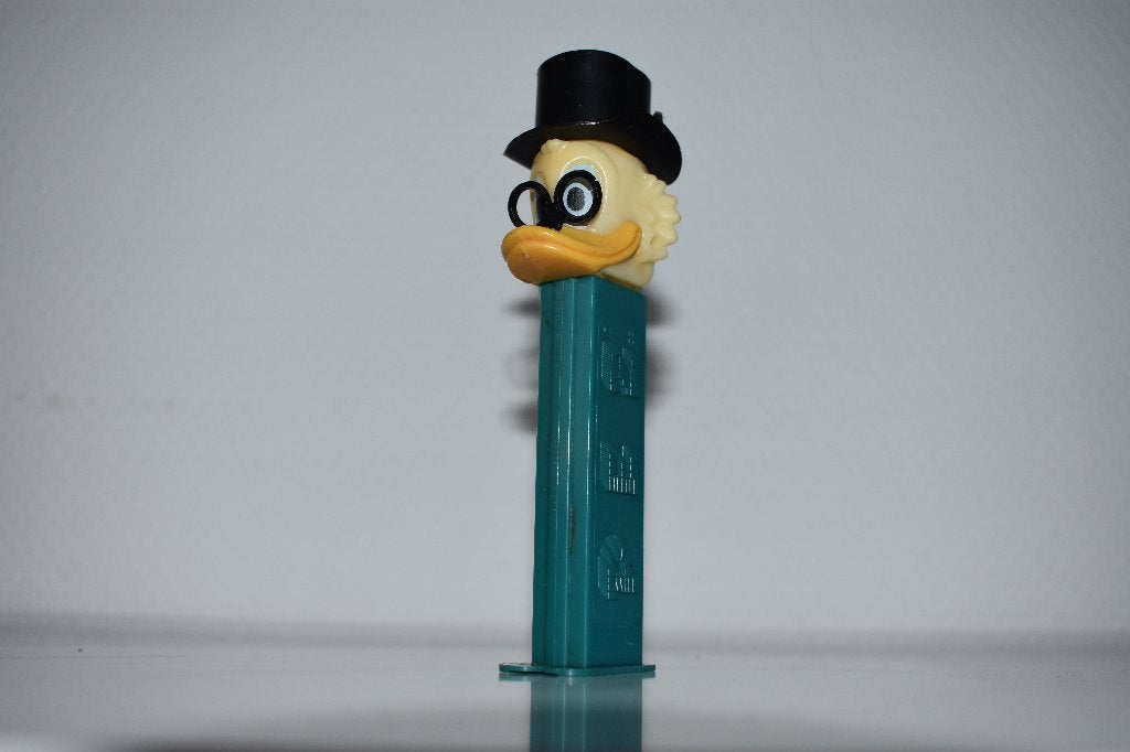 PEZ candy dispenser Scrooge McDuck Disney vintage, Ophalen of Verzenden, Overige figuren, Gebruikt, Beeldje of Figuurtje
