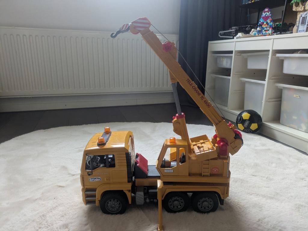 Bruder Hijskraan / kraanwagen speel vrachtwagen, Ophalen of Verzenden