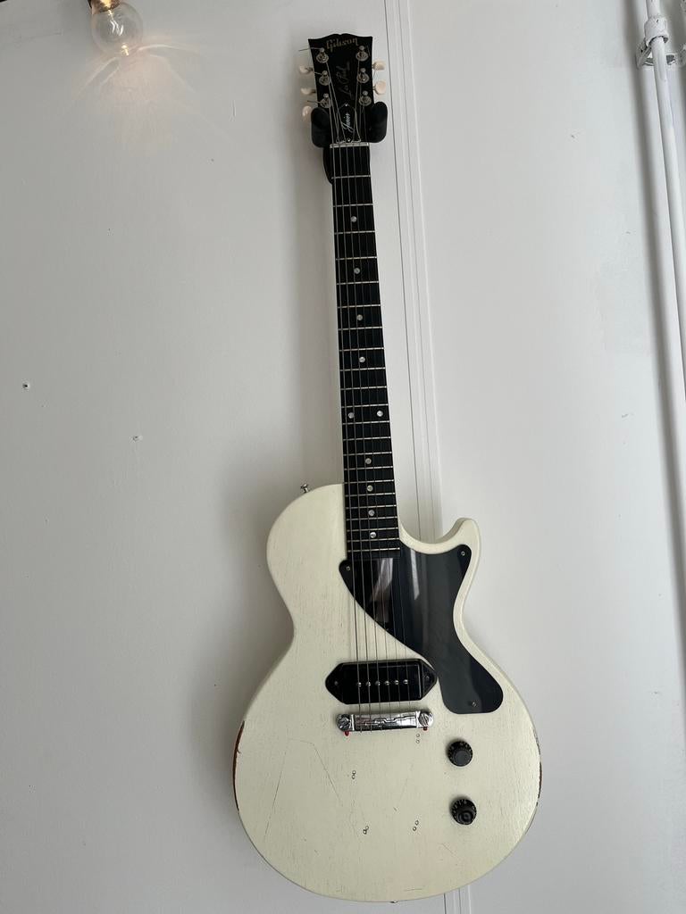 Gibson Les Paul Junior 2009 Satin White, Muziek en Instrumenten, Ophalen, Gebruikt, Solid body, Gibson