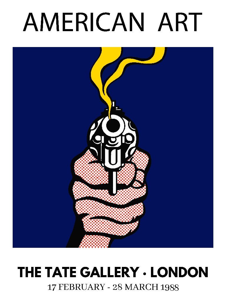Roy Lichtenstein Pop Art, Ophalen of Verzenden
