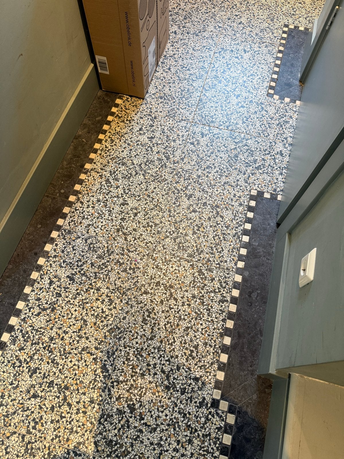 +/- 2,5m2 Terrazzo vloertegels, Ophalen, Nieuw, Minder dan 5 m², Vloertegels