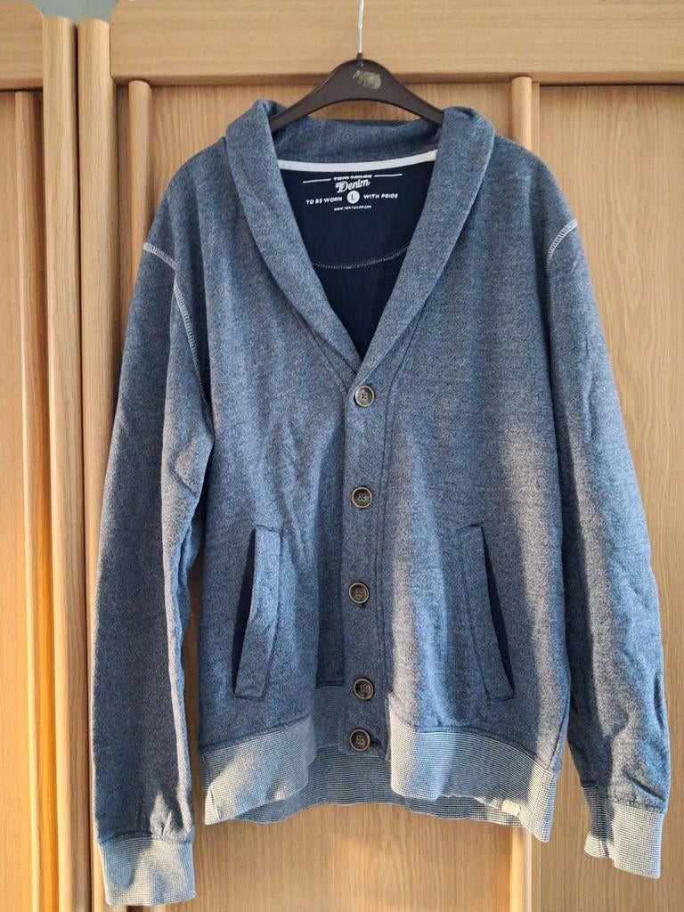 Tom Tailor Denim vest maat L, Kleding | Heren, Truien en Vesten, Maat 52/54 (L), Blauw, Tom Tailor, Ophalen of Verzenden
