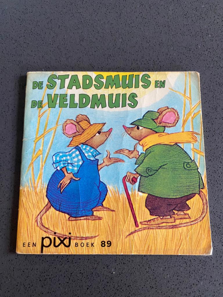 Vintage Pixi Boek nr 89 - De stadsmuis en de veldmuis, Boeken, Kinderboeken | Kleuters, Ophalen of Verzenden, Gelezen