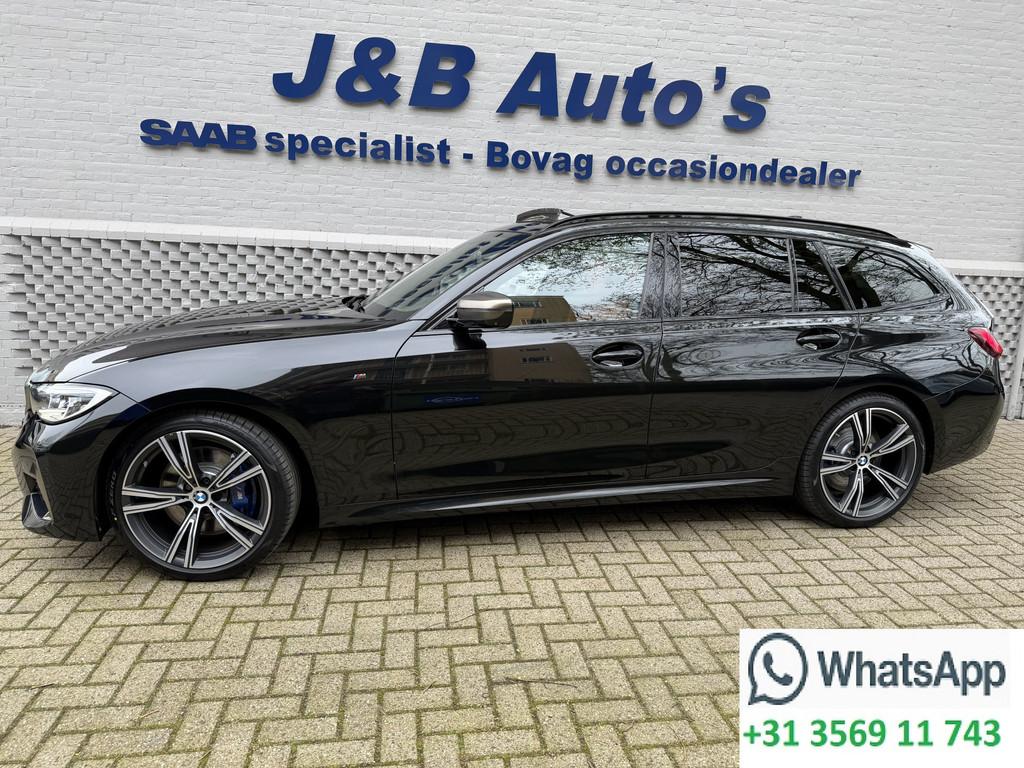 BMW 3 Serie Touring M340i xDrive High Executive Msport Laser, Auto's, BMW, Euro 6, Zwart, Vierwielaandrijving, Lichtsensor