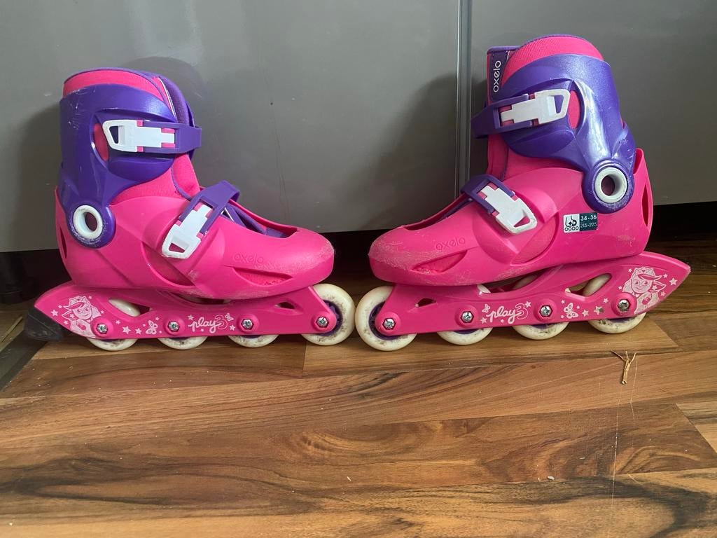 Verstelbare Oxelo Skeelers, Kinderen, Inline skates 4 wielen, Ophalen, Overige merken