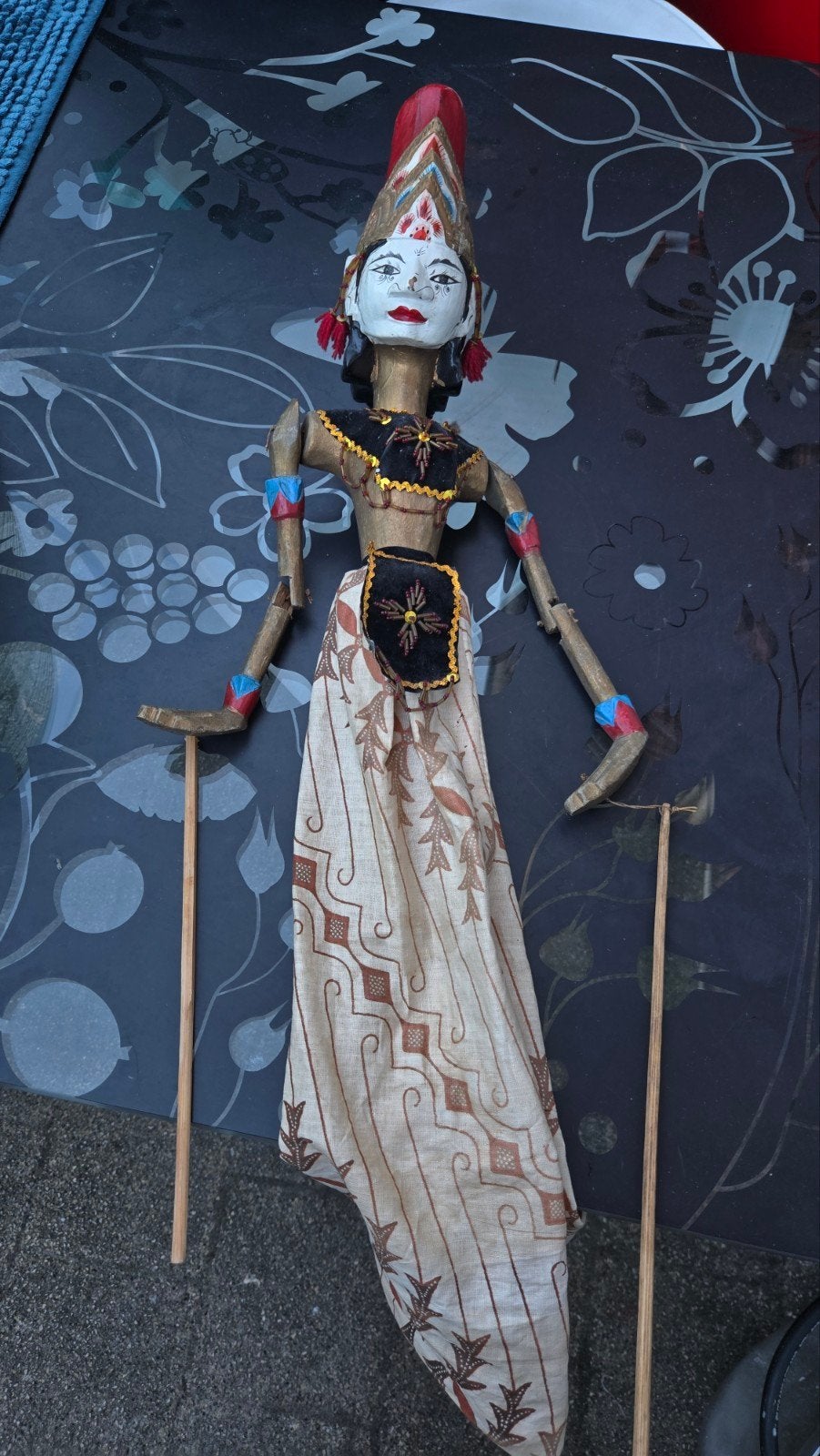 Wajang golek komt uit Indonesië, Indonesië, Ophalen of Verzenden, Houtsnijwerk, Hout