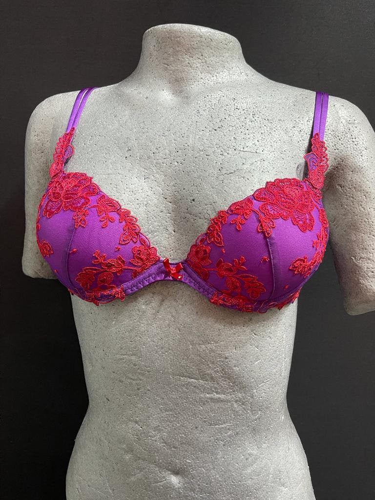 Lise charmel push up bh 70a baisers de fleur, Verzenden, Paars, BH