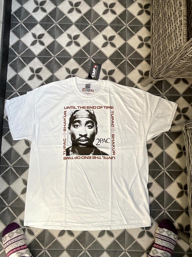 Tupac Shakur Until the end of time T-Shirt maat XXL, Tupac Shakur Until the end of time T-Shirt maat XXL, Nieuw, Ophalen of Verzenden