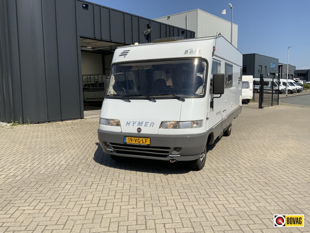 Hymer B654, Achteruitrijcamera, Ringverwarming, Fiat, Bedrijf