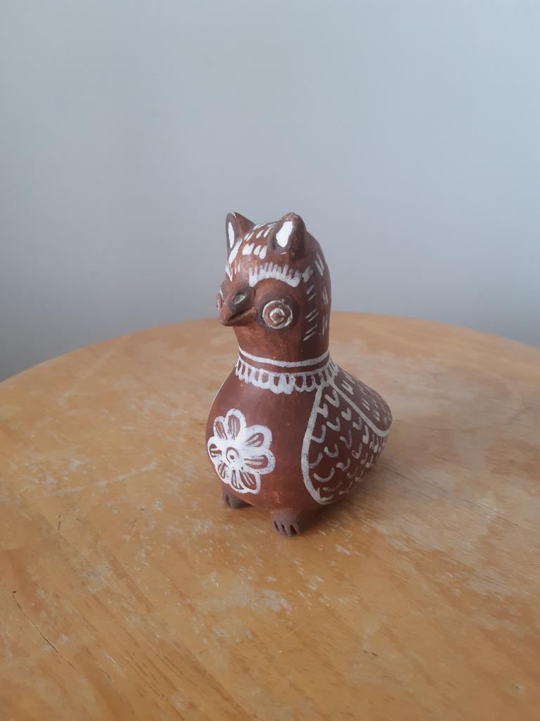 Keramieke fluit. Uil., Ophalen of Verzenden