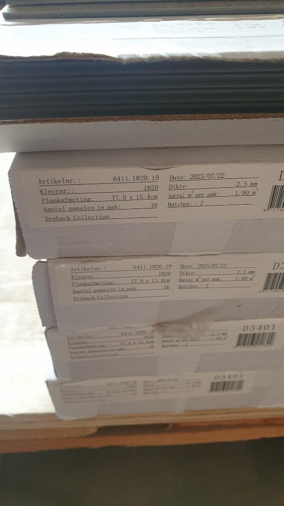 pvc vloer, Ophalen, Nieuw, 5 tot 10 m², Overige typen