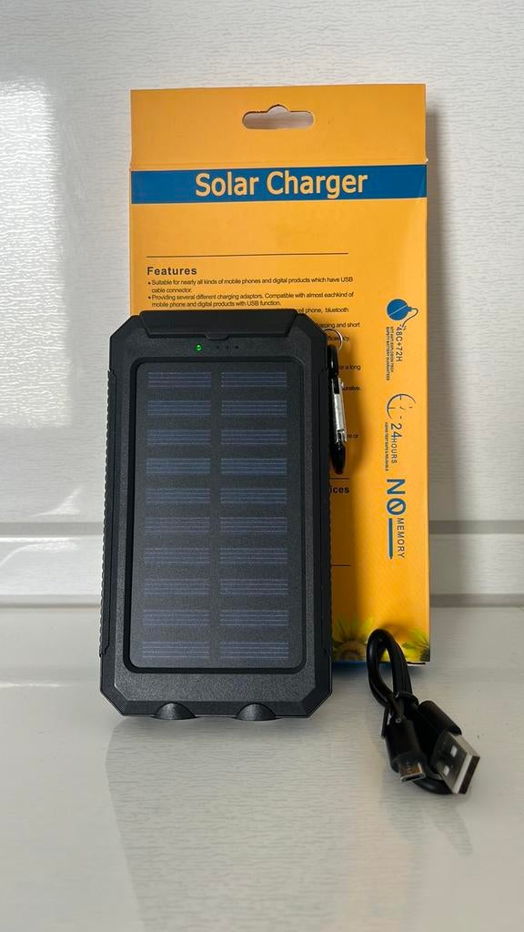 Solar charger powerbank 8000MAH, Q, Q, Nieuw, Ophalen of Verzenden