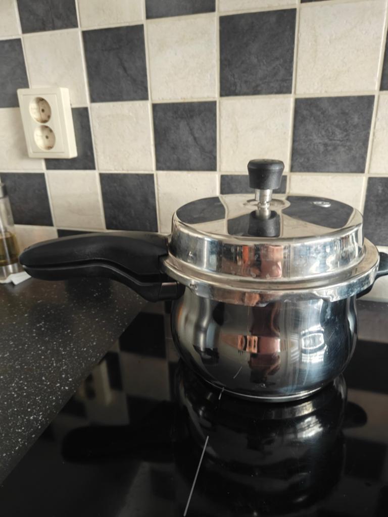 Roestvrijstalen Snelkookpan - Zo goed als nieuw, Ophalen, Zo goed als nieuw