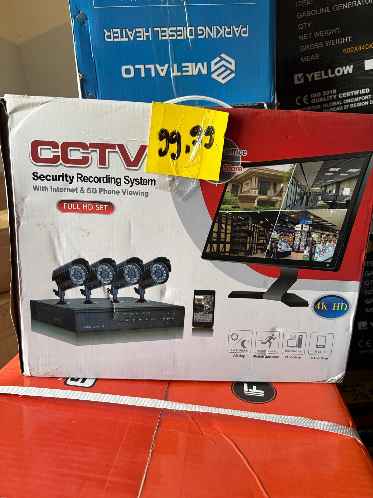 CCTV Beveiligingscamerasysteem - Full HD Set, Ophalen, Nieuw, A, Gereedschapswagen