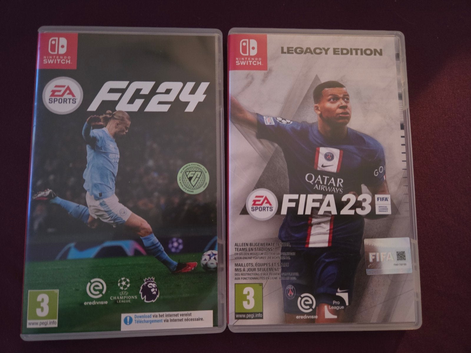 FC 24 en FIFA 23 voor de switch nintendo, Virtual Reality, Ophalen of Verzenden, Zo goed als nieuw, Eén computer