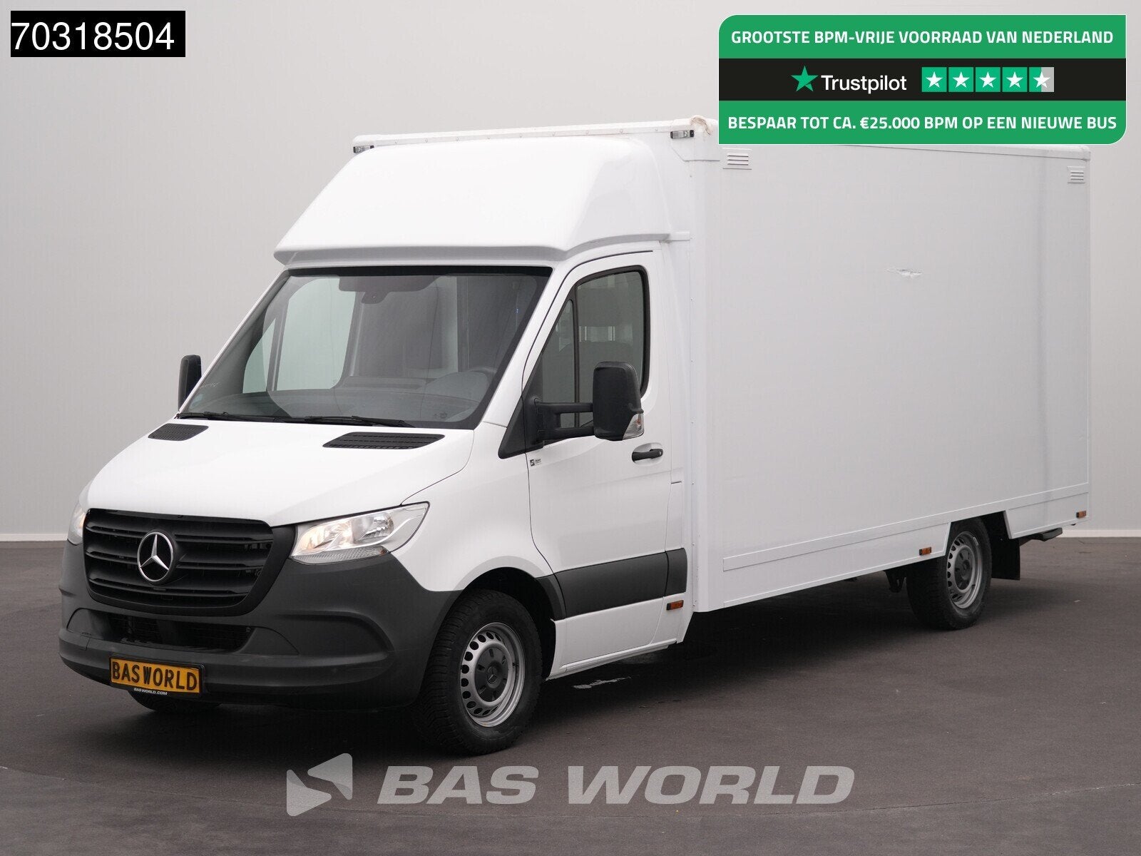 Mercedes Sprinter 315 CDI Automaat Airco Bakwagen Verkoopwag, Automaat, Stof, Gebruikt, Euro 6